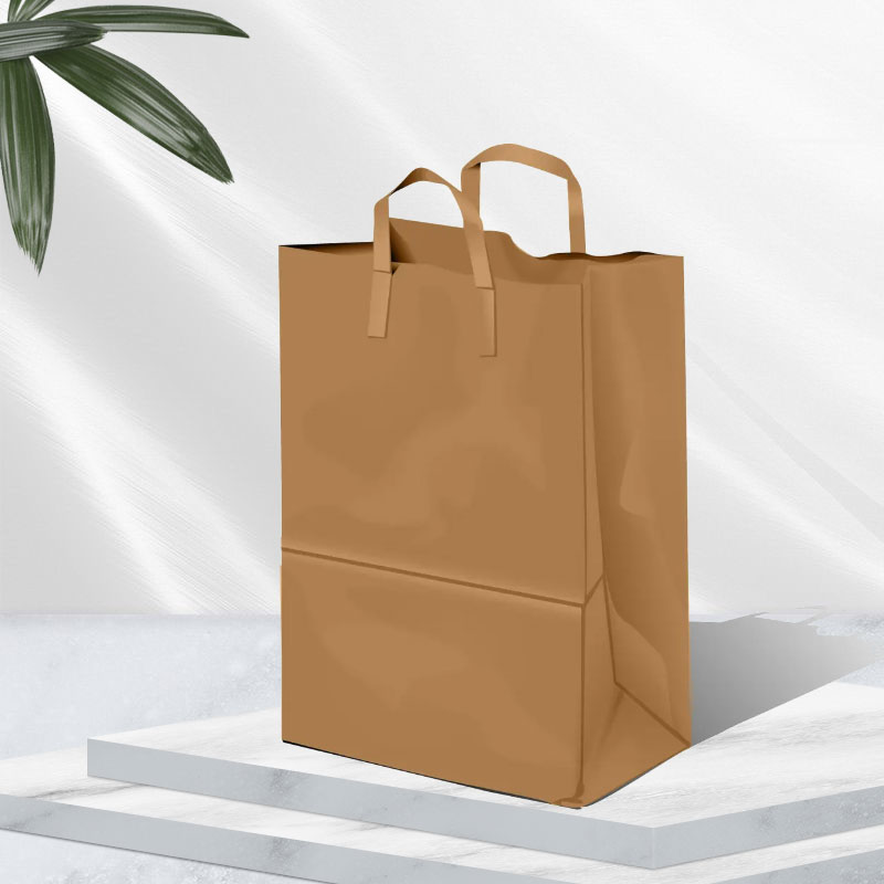 Brown Kraft Block Ngisor Paper Bags